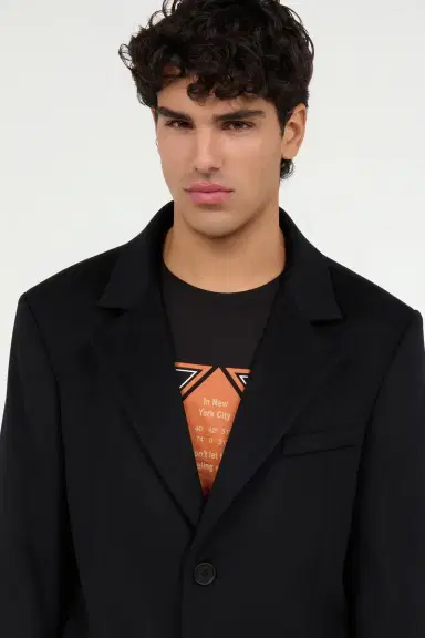 Roberto Cavalli Wool Blend Coat | Thumbnail 5 Roberto Cavalli Wool Blend Coat | Thumbnail 5