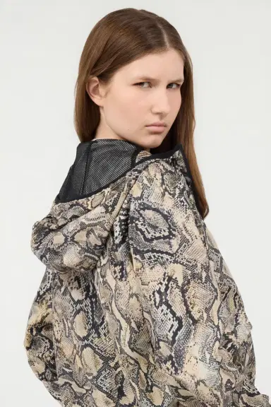 Roberto Cavalli Hooded Jacket With Python Print | Thumbnail 5 Roberto Cavalli Hooded Jacket With Python Print | Thumbnail 5