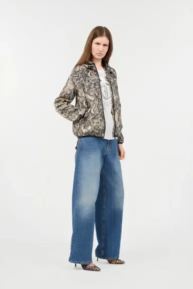 Roberto Cavalli Hooded Jacket With Python Print | Thumbnail 6 Roberto Cavalli Hooded Jacket With Python Print | Thumbnail 6
