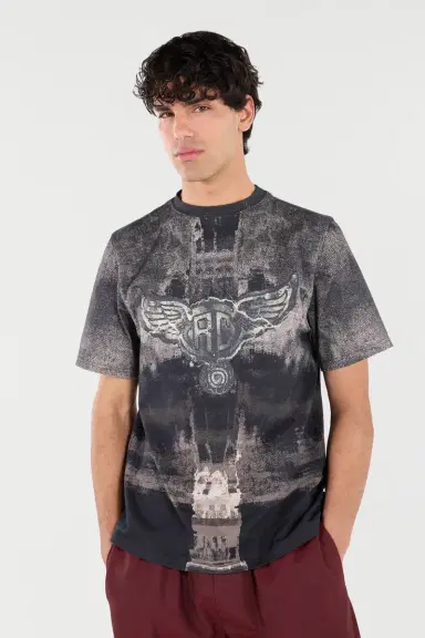 Roberto Cavalli T-Shirt With Winged Monogram | Thumbnail 5 Roberto Cavalli T-Shirt With Winged Monogram | Thumbnail 5