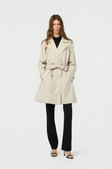 Roberto Cavalli Beige Trench Coat | Thumbnail 6 Roberto Cavalli Beige Trench Coat | Thumbnail 6