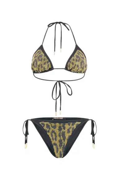 Roberto Cavalli Bikini with Luminous Jaguar Motif | Thumbnail 1 Roberto Cavalli Bikini with Luminous Jaguar Motif | Thumbnail 1