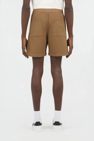 Roberto Cavalli Brown Belted Cotton Shorts | Thumbnail 3 Roberto Cavalli Brown Belted Cotton Shorts | Thumbnail 3