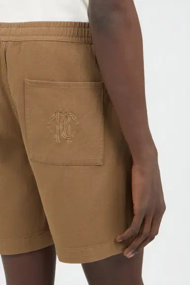 Roberto Cavalli Brown Belted Cotton Shorts | Thumbnail 5 Roberto Cavalli Brown Belted Cotton Shorts | Thumbnail 5
