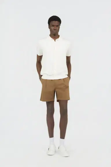Roberto Cavalli Brown Belted Cotton Shorts | Thumbnail 6 Roberto Cavalli Brown Belted Cotton Shorts | Thumbnail 6