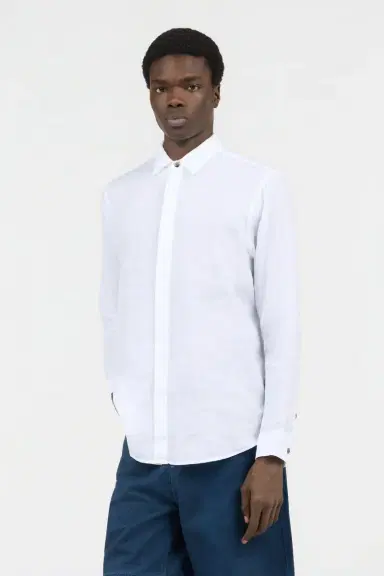 Roberto Cavalli White Linen Shirt | Thumbnail 2 Roberto Cavalli White Linen Shirt | Thumbnail 2