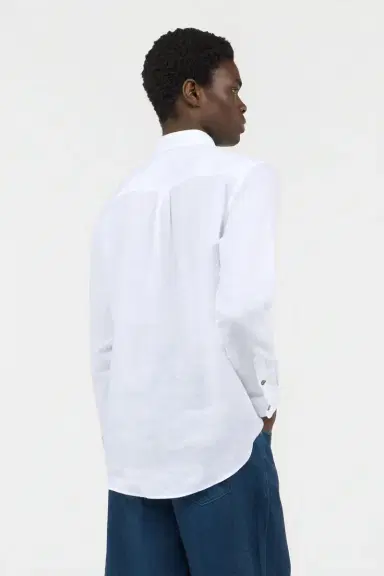 Roberto Cavalli White Linen Shirt | Thumbnail 3 Roberto Cavalli White Linen Shirt | Thumbnail 3