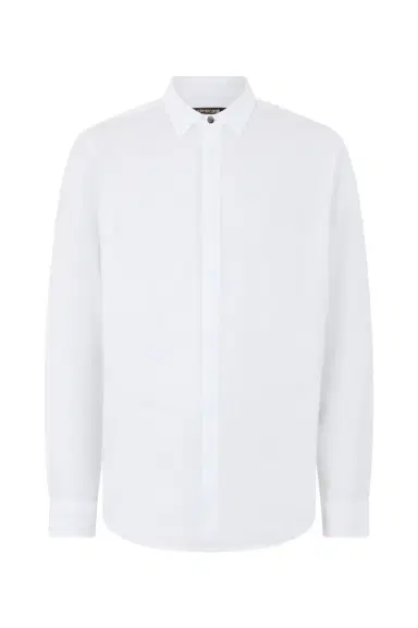 Roberto Cavalli White Linen Shirt | Thumbnail 1 Roberto Cavalli White Linen Shirt | Thumbnail 1