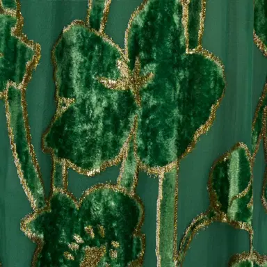 Roberto Cavalli Green Velvet Devoré Midi Dress | Thumbnail 4 Roberto Cavalli Green Velvet Devoré Midi Dress | Thumbnail 4