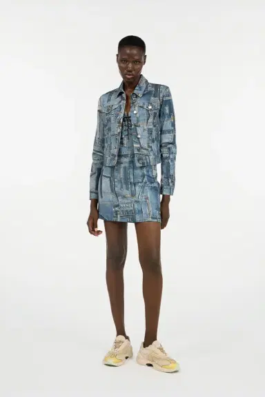 Roberto Cavalli Patchwork Capsule Collection Denim Jacket | Thumbnail 7 Roberto Cavalli Patchwork Capsule Collection Denim Jacket | Thumbnail 7