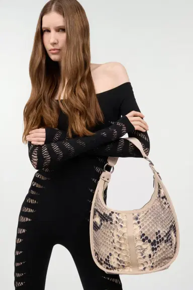 Roberto Cavalli Medium Bologna Bag With Print | Thumbnail 2 Roberto Cavalli Medium Bologna Bag With Print | Thumbnail 2
