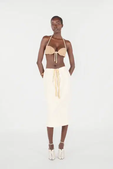 Roberto Cavalli Midi Skirt with Drawstring | Thumbnail 7 Roberto Cavalli Midi Skirt with Drawstring | Thumbnail 7
