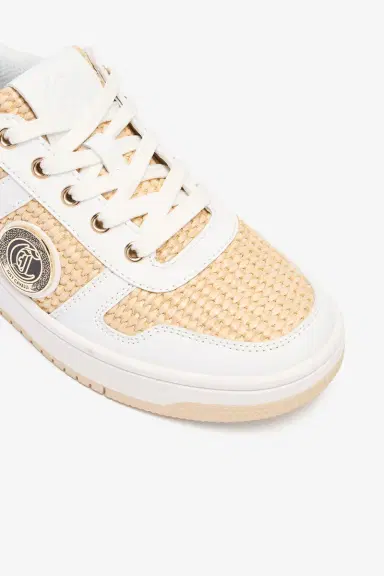Roberto Cavalli Braided Rafia-Effect Sneakers | Thumbnail 5 Roberto Cavalli Braided Rafia-Effect Sneakers | Thumbnail 5