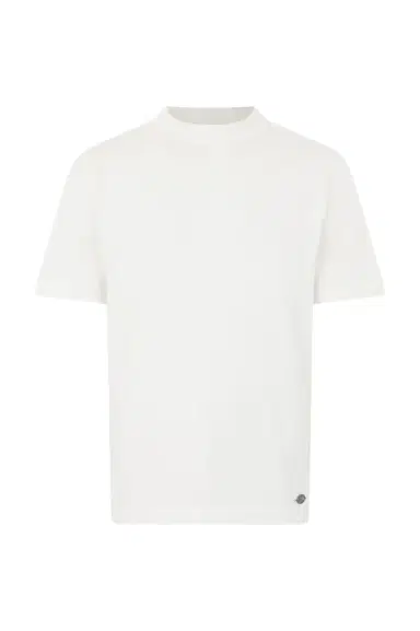 Roberto Cavalli White T-Shirt With Logo Plaque | Thumbnail 1 Roberto Cavalli White T-Shirt With Logo Plaque | Thumbnail 1