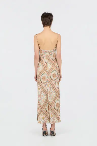 Roberto Cavalli Persian Tarot Print Slip Dress | Thumbnail 3 Roberto Cavalli Persian Tarot Print Slip Dress | Thumbnail 3