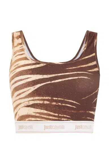 Roberto Cavalli Natural Barb Print Top | Thumbnail 1 Roberto Cavalli Natural Barb Print Top | Thumbnail 1