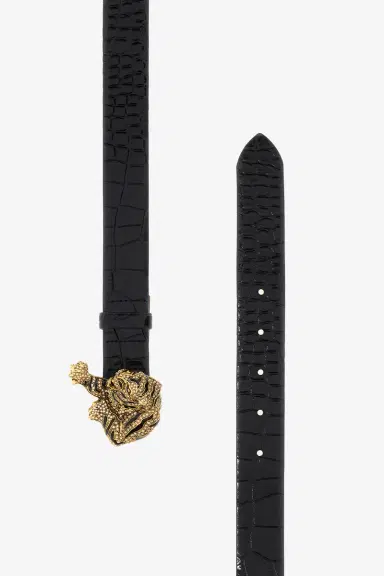 Roberto Cavalli Belt with gold buckle | Thumbnail 2 Roberto Cavalli Belt with gold buckle | Thumbnail 2