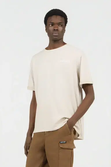 Roberto Cavalli Beige T-Shirt with Back Snake Print | Thumbnail 2 Roberto Cavalli Beige T-Shirt with Back Snake Print | Thumbnail 2