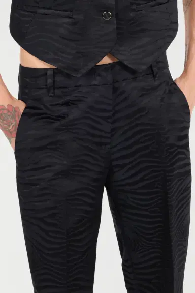 Roberto Cavalli Pants With Solid-Color Tiger Skin Pattern | Thumbnail 5 Roberto Cavalli Pants With Solid-Color Tiger Skin Pattern | Thumbnail 5