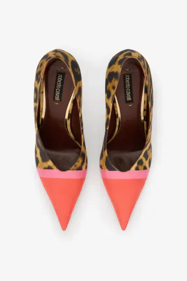 Roberto Cavalli Leopard Print Pump | Thumbnail 6 Roberto Cavalli Leopard Print Pump | Thumbnail 6