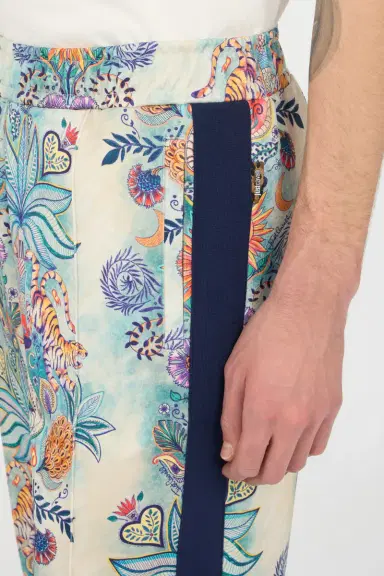 Roberto Cavalli Tropical Garden Print Trousers | Thumbnail 4 Roberto Cavalli Tropical Garden Print Trousers | Thumbnail 4