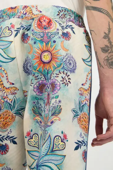 Roberto Cavalli Tropical Garden Print Trousers | Thumbnail 5 Roberto Cavalli Tropical Garden Print Trousers | Thumbnail 5