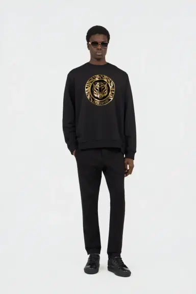 Roberto Cavalli Black Cotton Trousers | Thumbnail 6 Roberto Cavalli Black Cotton Trousers | Thumbnail 6