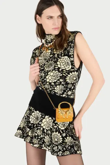 Roberto Cavalli Mini Roar Bag With Jeweled Tigers | Thumbnail 2 Roberto Cavalli Mini Roar Bag With Jeweled Tigers | Thumbnail 2