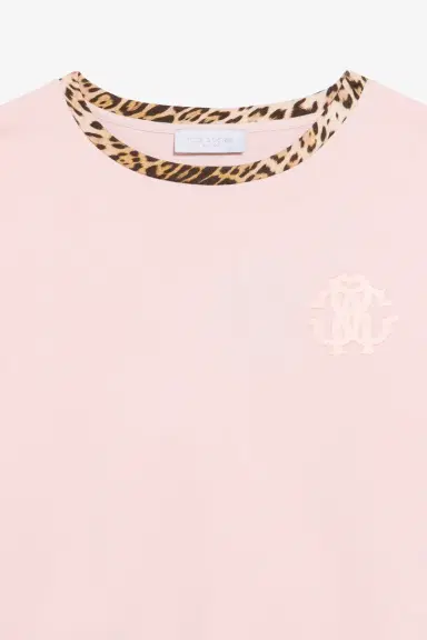 Roberto Cavalli Pink Cotton Sweatshirt | Thumbnail 3 Roberto Cavalli Pink Cotton Sweatshirt | Thumbnail 3