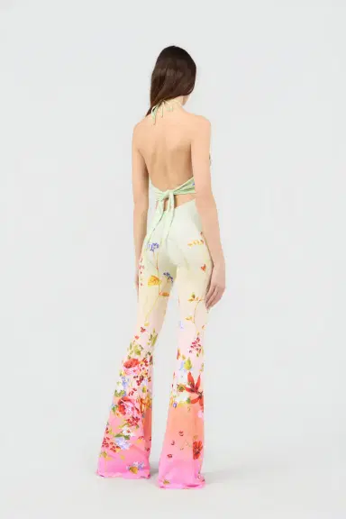 Roberto Cavalli Miami Flowers Print Jumpsuit | Thumbnail 3 Roberto Cavalli Miami Flowers Print Jumpsuit | Thumbnail 3
