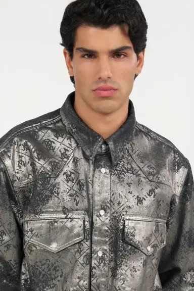 Roberto Cavalli Monogram Print Shirt | Thumbnail 5 Roberto Cavalli Monogram Print Shirt | Thumbnail 5