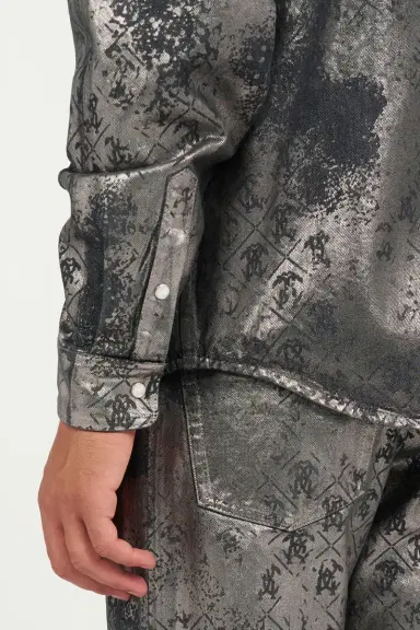 Roberto Cavalli Monogram Print Shirt | Thumbnail 6 Roberto Cavalli Monogram Print Shirt | Thumbnail 6