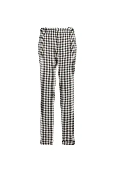 Roberto Cavalli Gingham Straight-Leg Tailored Trousers | Thumbnail 1 Roberto Cavalli Gingham Straight-Leg Tailored Trousers | Thumbnail 1
