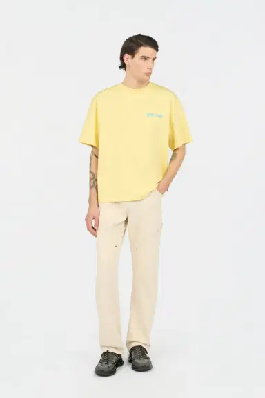 Roberto Cavalli Yellow T-Shirt With Logo | Thumbnail 6 Roberto Cavalli Yellow T-Shirt With Logo | Thumbnail 6