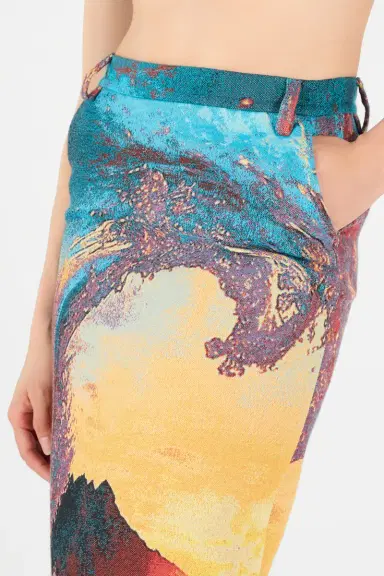 Roberto Cavalli Itaca Print Skirt | Thumbnail 6 Roberto Cavalli Itaca Print Skirt | Thumbnail 6