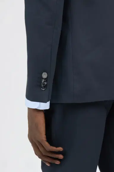 Roberto Cavalli Blue Cotton and Linen Suit | Thumbnail 5 Roberto Cavalli Blue Cotton and Linen Suit | Thumbnail 5