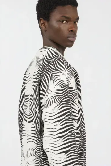 Roberto Cavalli Zebra Print Sweatshirt | Thumbnail 5 Roberto Cavalli Zebra Print Sweatshirt | Thumbnail 5