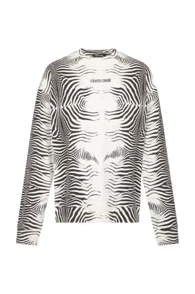 Roberto Cavalli Zebra Print Sweatshirt | Thumbnail 1 Roberto Cavalli Zebra Print Sweatshirt | Thumbnail 1