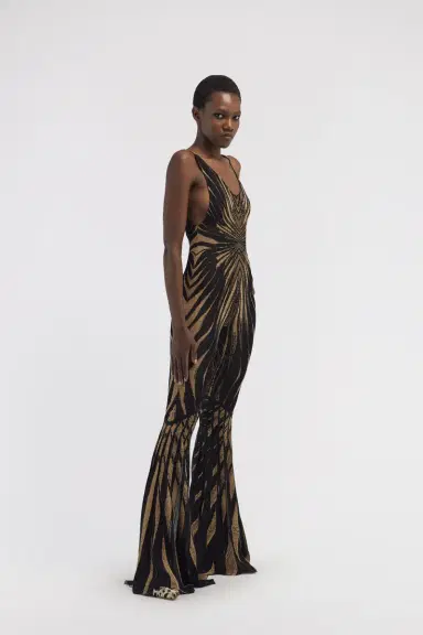Roberto Cavalli Knit jumpsuit with Ray of Gold print | Thumbnail 2 Roberto Cavalli Knit jumpsuit with Ray of Gold print | Thumbnail 2