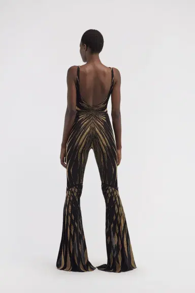 Roberto Cavalli Knit jumpsuit with Ray of Gold print | Thumbnail 3 Roberto Cavalli Knit jumpsuit with Ray of Gold print | Thumbnail 3