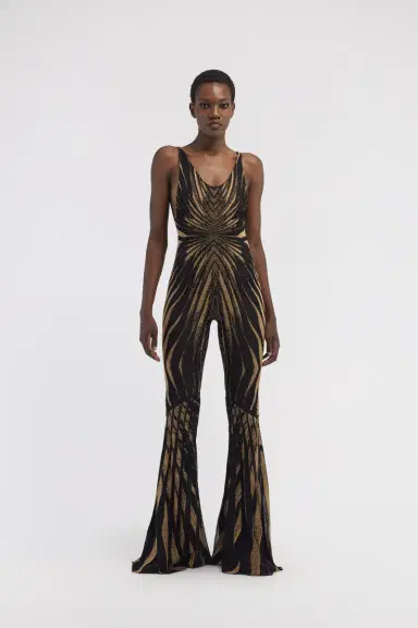 Roberto Cavalli Knit jumpsuit with Ray of Gold print | Thumbnail 5 Roberto Cavalli Knit jumpsuit with Ray of Gold print | Thumbnail 5
