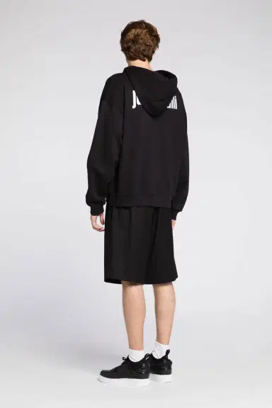 Roberto Cavalli Just Cavalli Logo-Print Zip Cotton Hoodie | Thumbnail 3 Roberto Cavalli Just Cavalli Logo-Print Zip Cotton Hoodie | Thumbnail 3