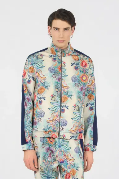 Roberto Cavalli Tropical Garden Print Sweatshirt | Thumbnail 2 Roberto Cavalli Tropical Garden Print Sweatshirt | Thumbnail 2
