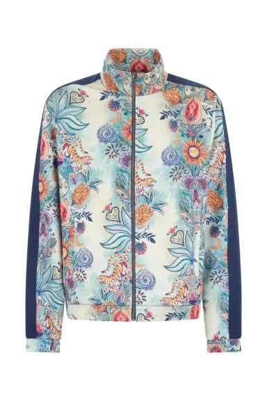 Roberto Cavalli Tropical Garden Print Sweatshirt | Thumbnail 1 Roberto Cavalli Tropical Garden Print Sweatshirt | Thumbnail 1