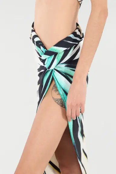 Roberto Cavalli Ray Of Sea Print Sarong | Thumbnail 5 Roberto Cavalli Ray Of Sea Print Sarong | Thumbnail 5