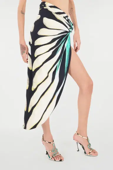 Roberto Cavalli Ray Of Sea Print Sarong | Thumbnail 6 Roberto Cavalli Ray Of Sea Print Sarong | Thumbnail 6