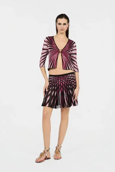 Roberto Cavalli Ray Of Paradise Print Mini Skirt | Thumbnail 6 Roberto Cavalli Ray Of Paradise Print Mini Skirt | Thumbnail 6