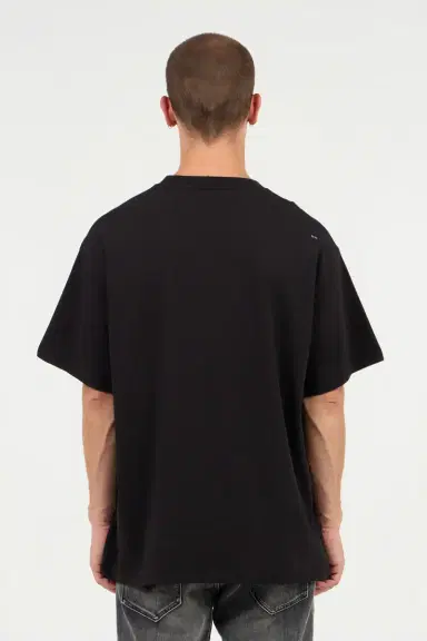 Roberto Cavalli Black T-Shirt With Embroidered Logo | Thumbnail 3 Roberto Cavalli Black T-Shirt With Embroidered Logo | Thumbnail 3