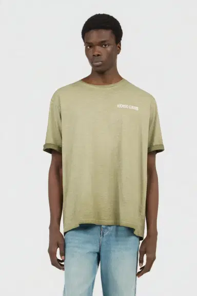 Roberto Cavalli Green T-Shirt with Back Snake Print | Thumbnail 2 Roberto Cavalli Green T-Shirt with Back Snake Print | Thumbnail 2