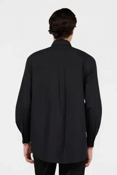Roberto Cavalli Black Cotton Shirt | Thumbnail 3 Roberto Cavalli Black Cotton Shirt | Thumbnail 3